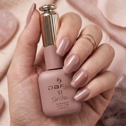 Esmalte em gel Nude 51 Dafu 12ml Infinito Glow