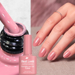Esmalte em gel Nude Clássico Real Love Linha Classic 8ml 011 Esmalte em gel Nude Clássico Real Love Linha Classic 8ml 011