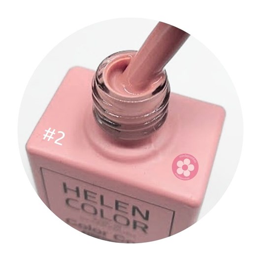 Esmalte em gel nude Collection 15ml Helen Color para unhas