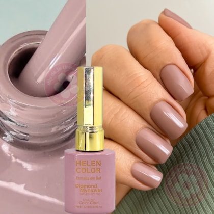 Esmalte em gel Nude cover 10 Diamond 15ml Helen Color