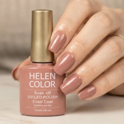 Esmalte em gel Nude Elegante Helen Color Soak Off 10ml 255 Esmalte em gel Nude Elegante Helen Color Soak Off 10ml 255