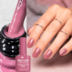 Esmalte em gel Nude Fechado Real Love Linha Classic 8ml 018 Esmalte em gel Nude Fechado Real Love Linha Classic 8ml 018