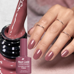 Esmalte em gel Nude Fechado Real Love Linha Classic 8ml 018 Esmalte em gel Nude Fechado Real Love Linha Classic 8ml 018