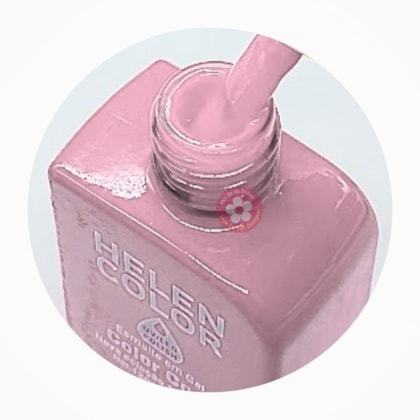 Esmalte em gel Nude Light Helen Color 12ml Conexão 72