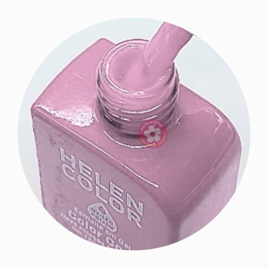 Esmalte em gel Nude Rosé Helen Color 12ml Conexão 211 para unhas