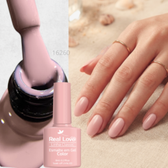 Esmalte em gel Nude Rose Real Love Linha Classic 8ml 010 Esmalte em gel Nude Rose Real Love Linha Classic 8ml 010