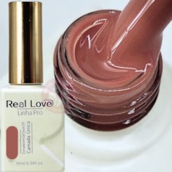 Esmalte em gel Nude Terracota Linha PRO Real Love