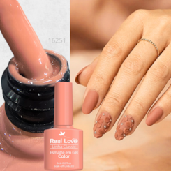 Esmalte em gel Pêssego Real Love Linha Classic 8ml 015 Esmalte em gel Pêssego Real Love Linha Classic 8ml 015