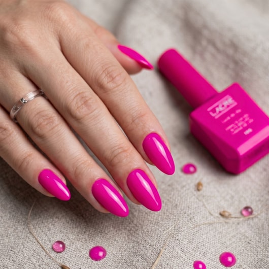 Esmalte em gel Pink Look do dia Lacre 10g para unhas