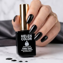 Esmalte em gel Preto Helen Color 12ml Conexão 49 Esmalte em gel Preto Helen Color 12ml Conexão 49