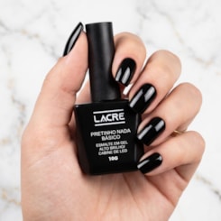 Esmalte em gel Preto lacre 