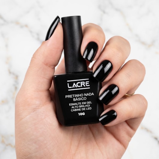 Esmalte em gel Preto lacre 