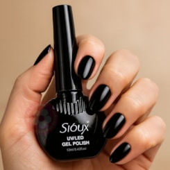 Esmalte em gel Preto Sioux 12ml Esmalte em gel Preto Sioux 12ml