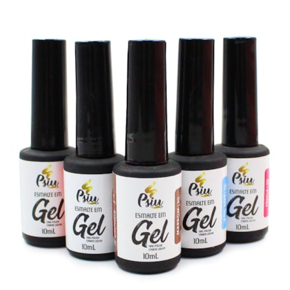 Esmalte Em Gel Psiu 10ml - Cor: 17 Vinho