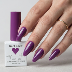 Esmalte em gel Real Love Bubbaloo de Uva 108 8ml Esmalte em gel Real Love Bubbaloo de Uva 108 8ml