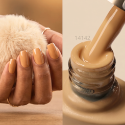 Esmalte em gel Real Love P133 Caramelo mocha linha light 8ml Esmalte em gel Real Love P133 Caramelo mocha linha light 8ml