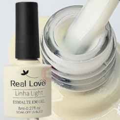 Esmalte em gel Real Love P26 Renda Manteiga Linha Light Esmalte em gel Real Love P26 Renda Manteiga Linha Light