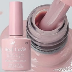 Esmalte em gel Real Love P29 Nude Natural Linha Light Esmalte em gel Real Love P29 Nude Natural Linha Light