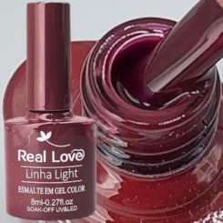 Esmalte em gel Real Love P50 Cereja Linha Light Esmalte em gel Real Love P50 Cereja Linha Light