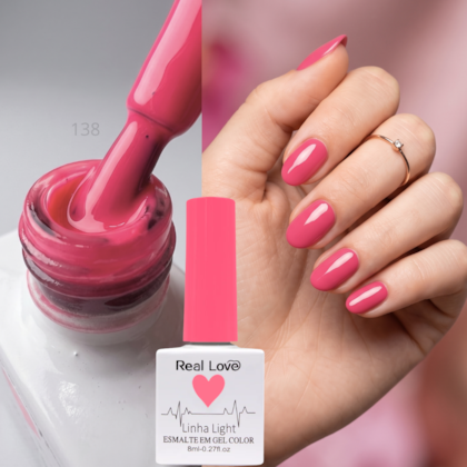 Esmalte em gel Real Love quadradinho 138 8ml