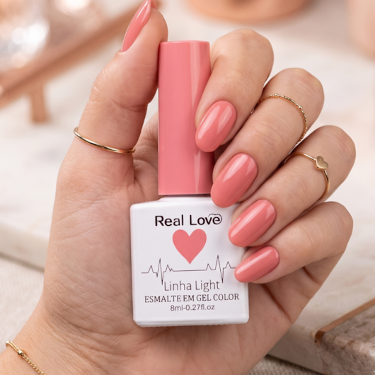 Esmalte em gel Real Love quadradinho 140 para unhas
