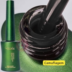 Esmalte em Gel Rebu Preto vitral Gcovelis 12ml