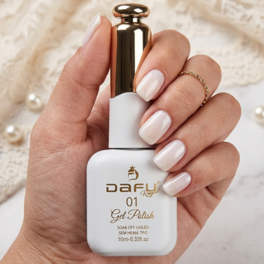 Esmalte em gel Renda 01 Dafu 12ml Infinito Glow para unhas