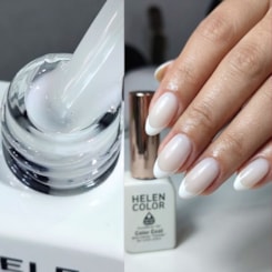 Esmalte em gel Renda Batida de coco Helen Color 12ml Conexão 201