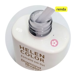 Esmalte em gel Renda clarinho Diamond 15ml Helen Color Esmalte em gel Renda clarinho Diamond 15ml Helen Color