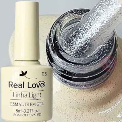 Esmalte em gel renda Coleção Francesinha 8ml Real Love Escolha