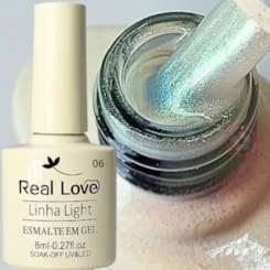 Esmalte em gel renda Coleção Francesinha 8ml Real Love Escolha