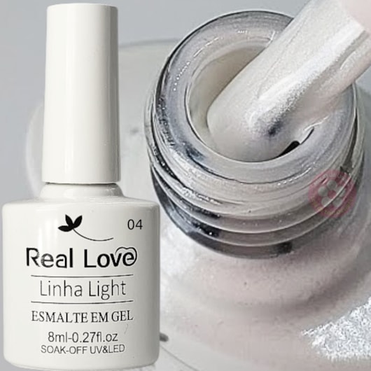 Esmalte em gel renda Coleção Francesinha 8ml Real Love Escolha para unhas