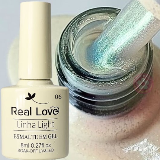 Esmalte em gel renda Coleção Francesinha 8ml Real Love Escolha para unhas