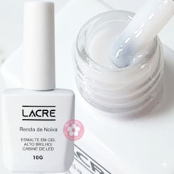 Esmalte em gel Renda de Noiva Lacre 10g Esmalte em gel Renda de Noiva Lacre 10g