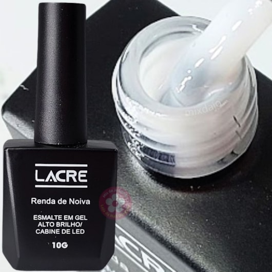 Esmalte em gel Renda de Noiva Lacre 10g para unhas