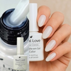 Esmalte em gel Renda Fechado Real Love Linha Classic 8ml 01