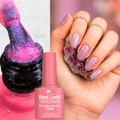 Esmalte em gel Rosa Aurora Real Love Linha Classic 8ml 067