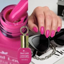 Esmalte em gel rosa Barbie 122 10ml Real Love Chaveirinho Esmalte em gel rosa Barbie 122 10ml Real Love Chaveirinho