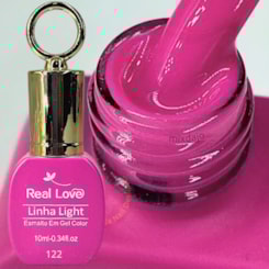 Esmalte em gel rosa Barbie 122 10ml Real Love Chaveirinho Esmalte em gel rosa Barbie 122 10ml Real Love Chaveirinho