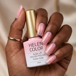 Esmalte em gel Rosa Camuflagem Jelly Helen Color Soak Off 10ml