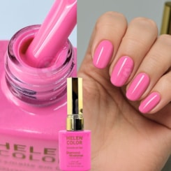 Esmalte em gel Rosa clarinho Diamond 15ml Helen Color Esmalte em gel Rosa clarinho Diamond 15ml Helen Color