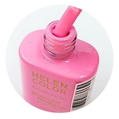 Esmalte em gel Rosa clarinho Diamond 15ml Helen Color