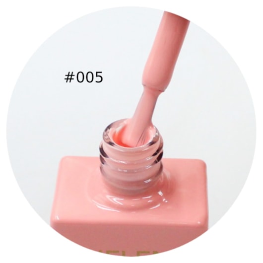 Esmalte Em Gel Rosa pastel candy Helen Color 15ml Soak Off para unhas