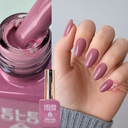Esmalte em gel Rosa queimado Nude Vintagem Helen Color 12ml Conexão 85