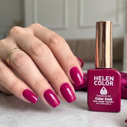 Esmalte em gel Rosa Rubi Helen Color 12ml Conexão