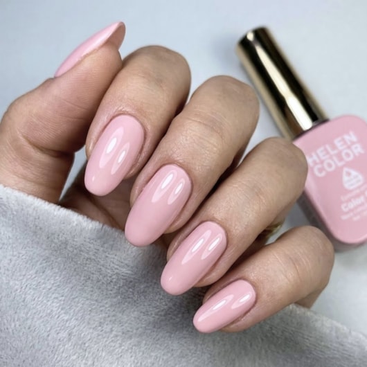 Esmalte em gel Rosadinho Helen Color 12ml Conexão 229 para unhas