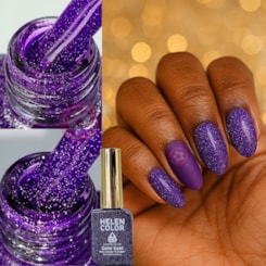 Esmalte em gel Roxo azulado Refletivo Conexão 12ml Helen Color 42 Esmalte em gel Roxo azulado Refletivo Conexão 12ml Helen Color 42