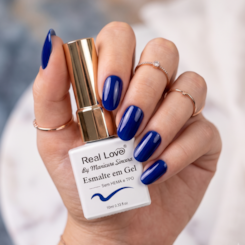 Esmalte em gel Sem TPO Azul Royal 27 Manicure Sincera 10ml