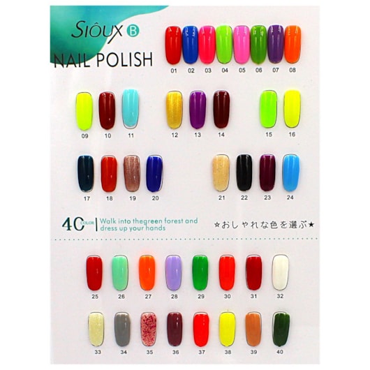 Esmalte Em Gel Sioux 7,5ml Uv/Led Linha B - Cor: 24 Azul Bebê para unhas