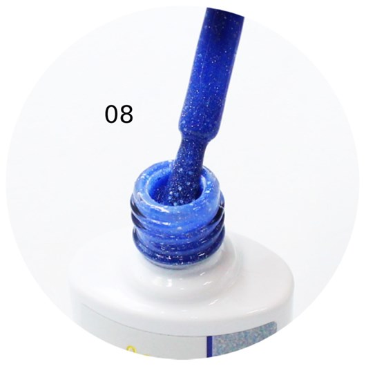 Esmalte em Gel Térmico Refletivo D&Z 10ml - Cor: 08 Azul - Imagem principal - 238ecae6-fa71-47bd-9341-b89119418cd2
